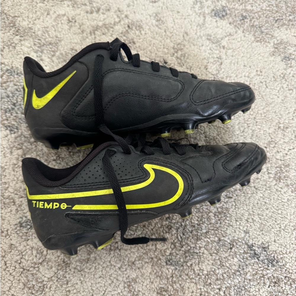 Kids soccer cleats. Nike Tiempo